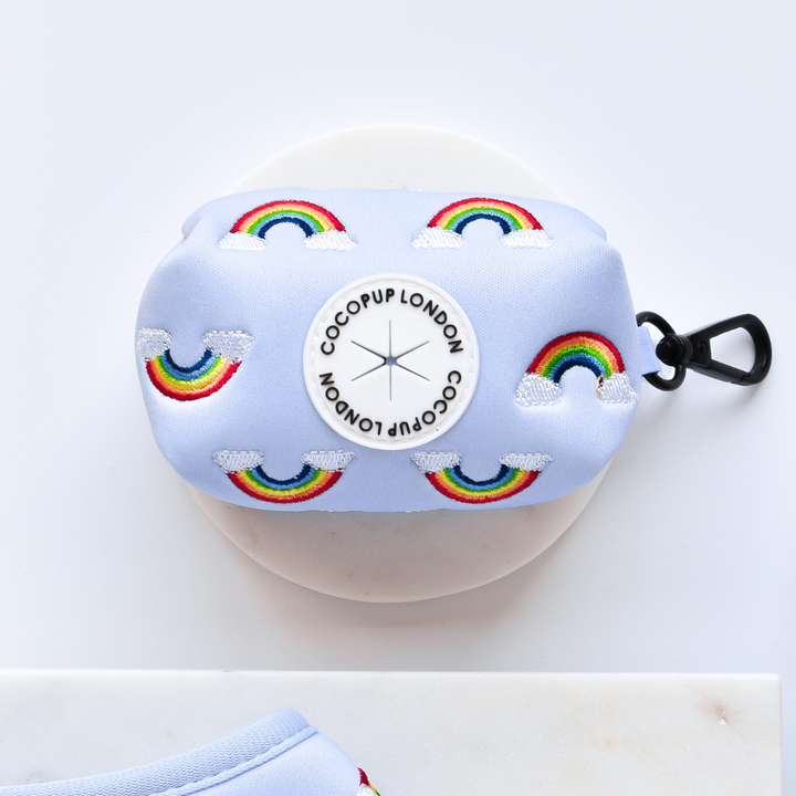 Luxe Poop Bag Holder - Over The Rainbow