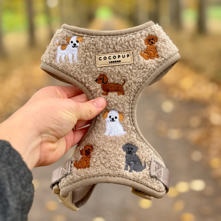 Ralph & Friends Mocha Teddy Adjustable Neck HARNESS