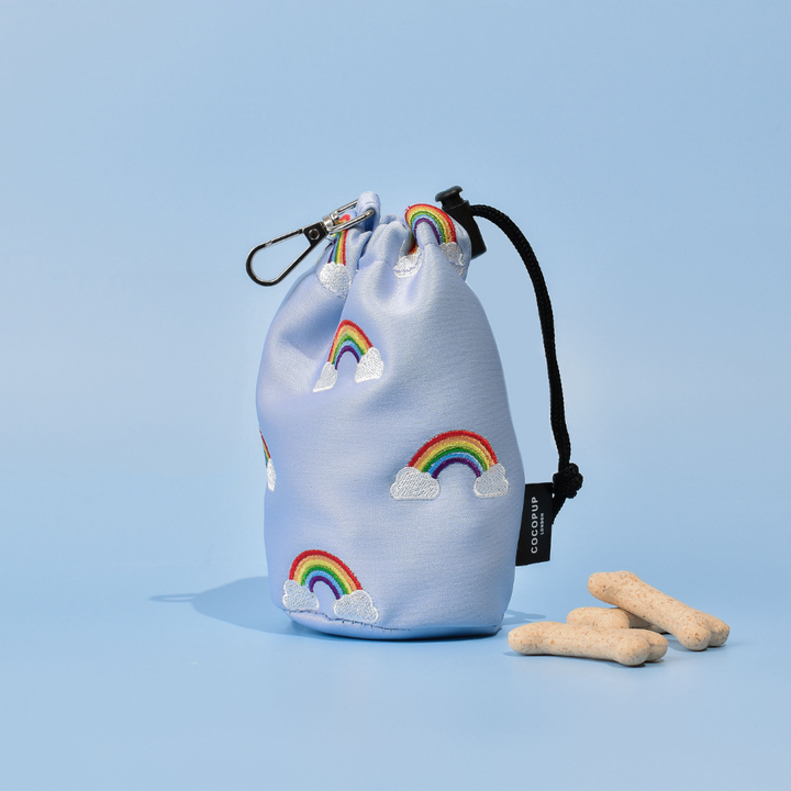 Luxe Drawstring Treat Pouch - Over The Rainbow