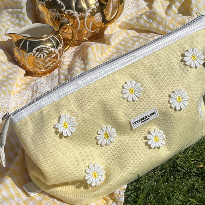 Buttercup Pup Expandable Makeup Bag - By Coconut Lane