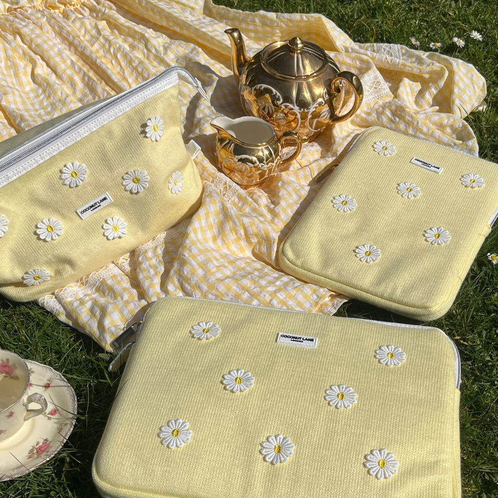 Buttercup Pup Expandable Makeup Bag - By Coconut Lane