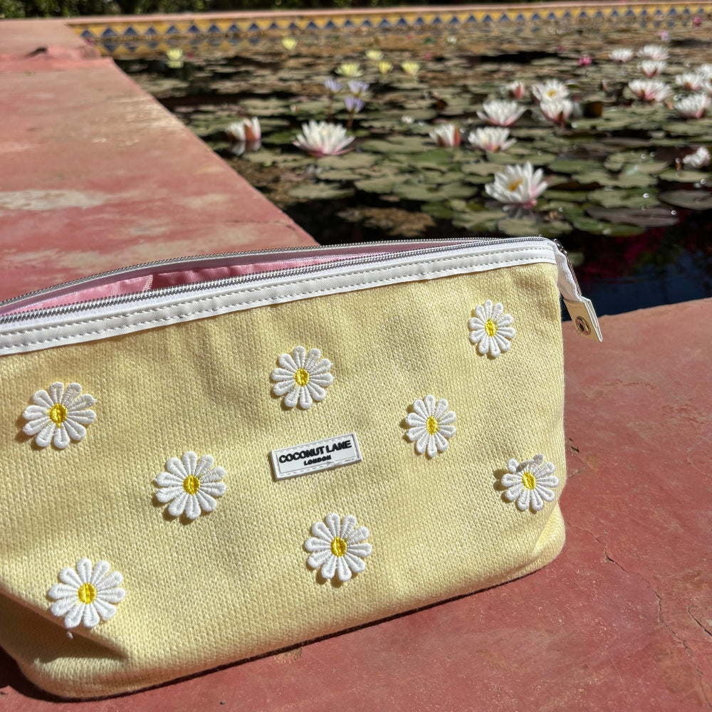 Buttercup Pup Expandable Makeup Bag - By Coconut Lane