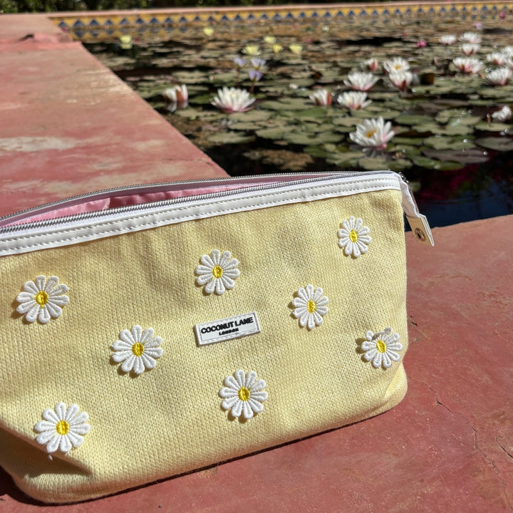 Buttercup Pup Expandable Makeup Bag - By Coconut Lane