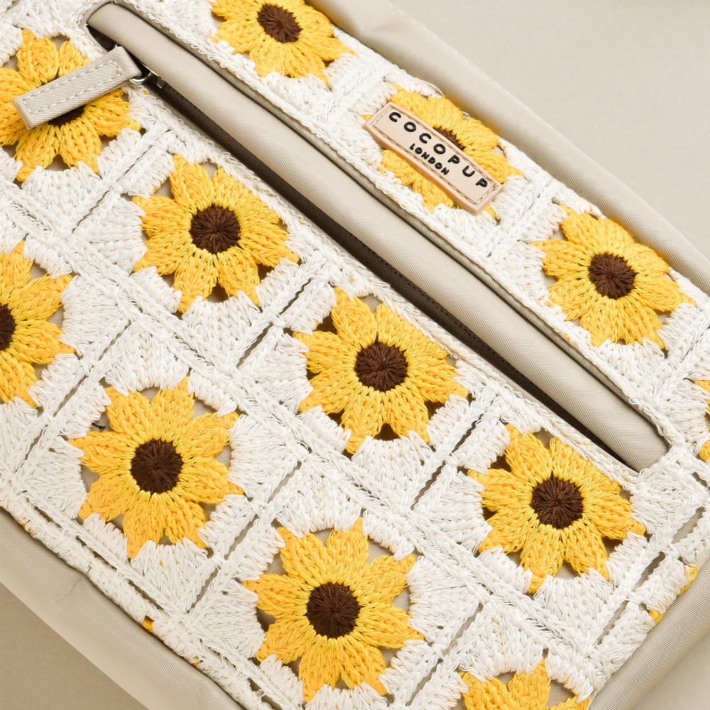 Large Dog Walking Bag - Sunflower Patch