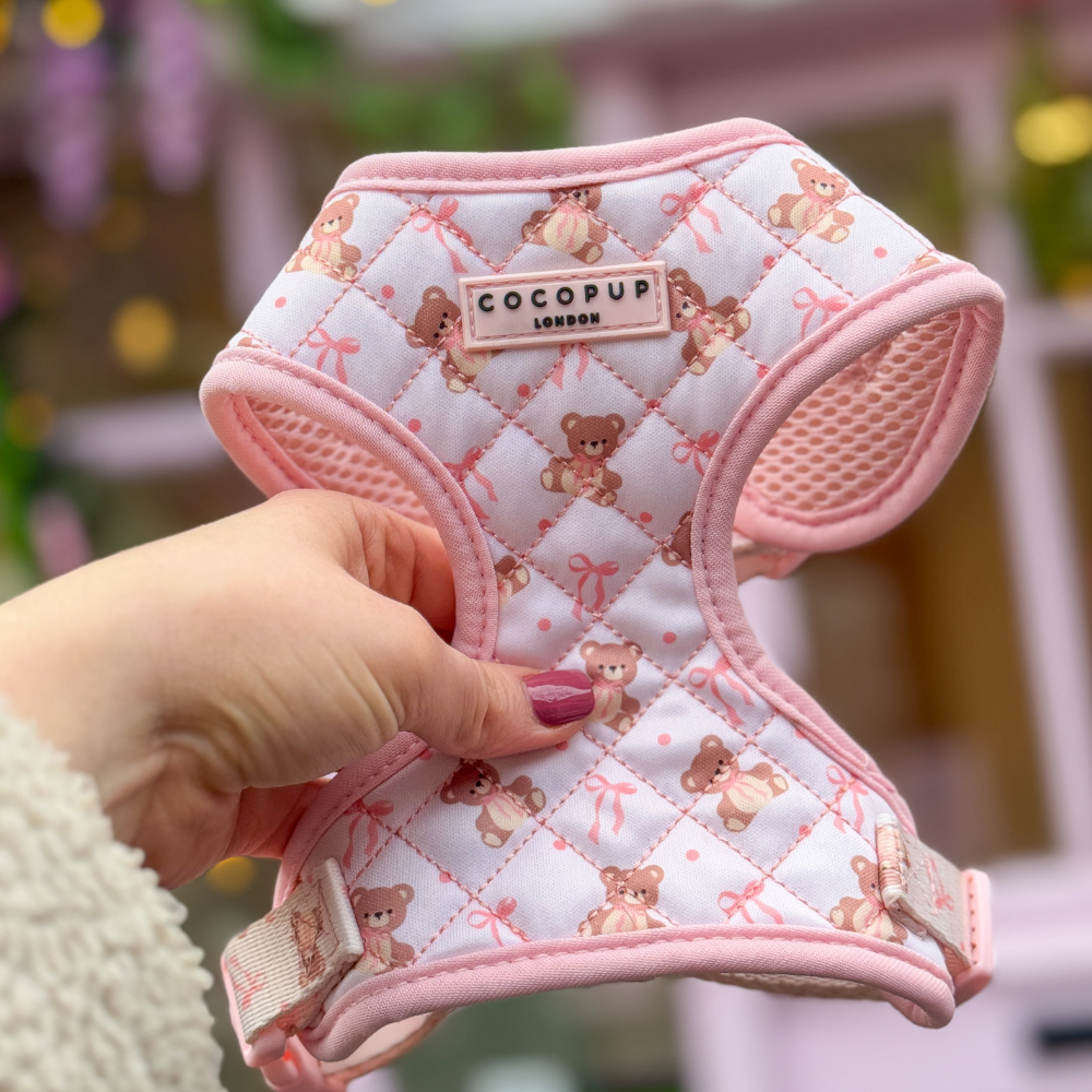 Quilted Thea Teddy Adjustable Neck Harness