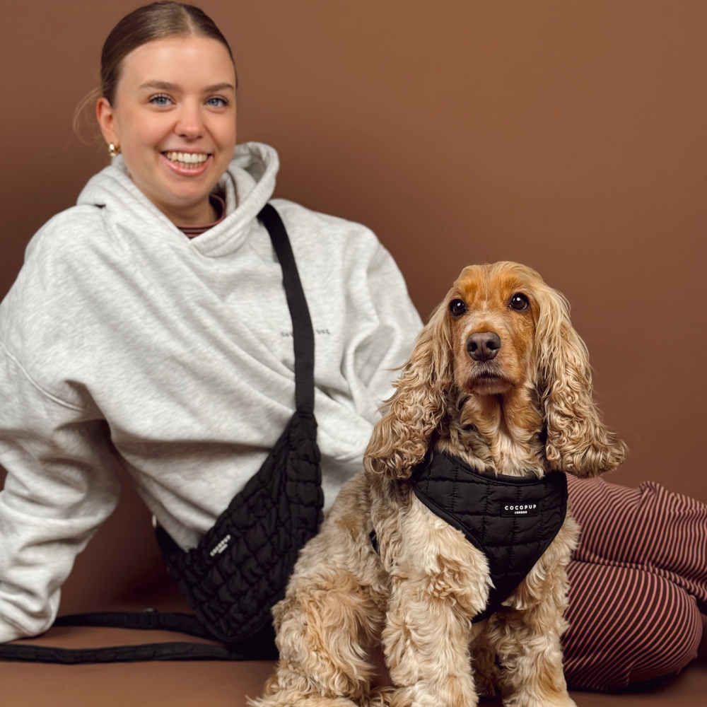 Onyx Quilted Adjustable Neck HARNESS