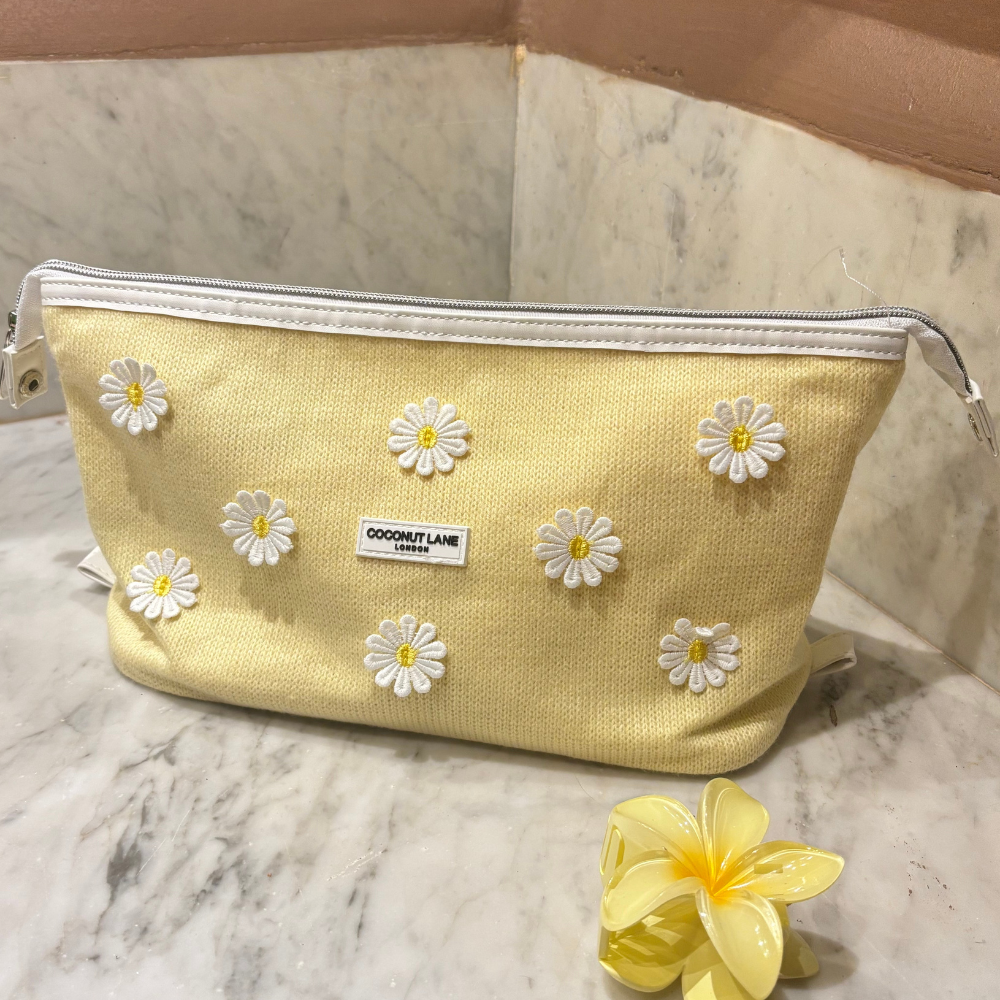 Buttercup Pup Expandable Makeup Bag - By Coconut Lane