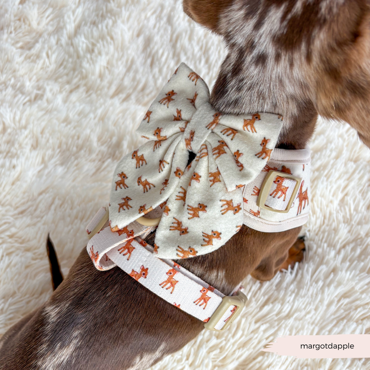 Fleecy Fawn Sailor Bow Tie
