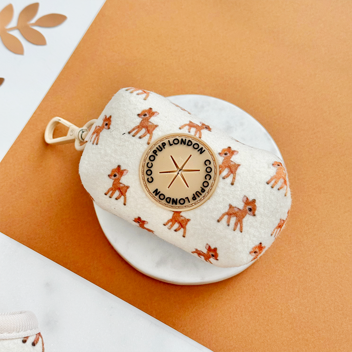 Fleecy Fawn Poop Bag Holder