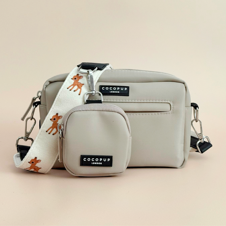 Luxe Dog Walking Bag Bundle - Fleecy Fawn