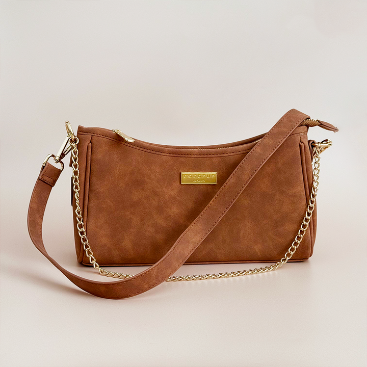 Dog Walking Bag - Tan Suedette