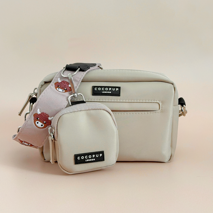 Dog Walking Caramel Latte Bag Bundle - Harold the Highland Cow