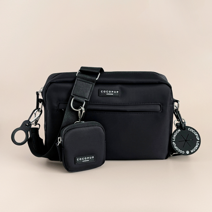 "The Everything" LARGE Dog Walking Bag Bundle - Black