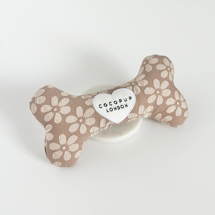 Mocha Flower Bone Toy