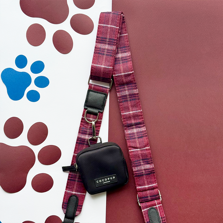 Bag Strap - Mulberry Plaid