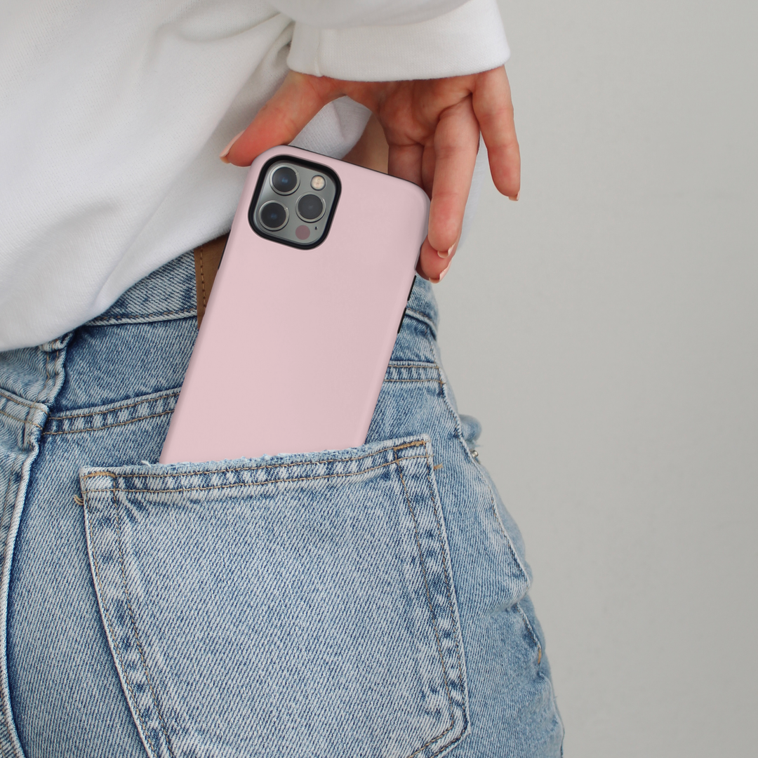 Tough Phone Case - NAKD Peony Pink