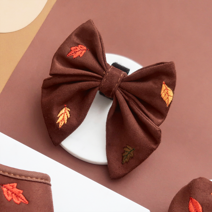 Pawtumn Leaves Sailor Bow Tie