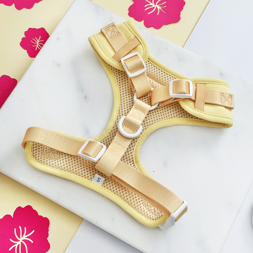Pink Hibiscus Adjustable Neck HARNESS