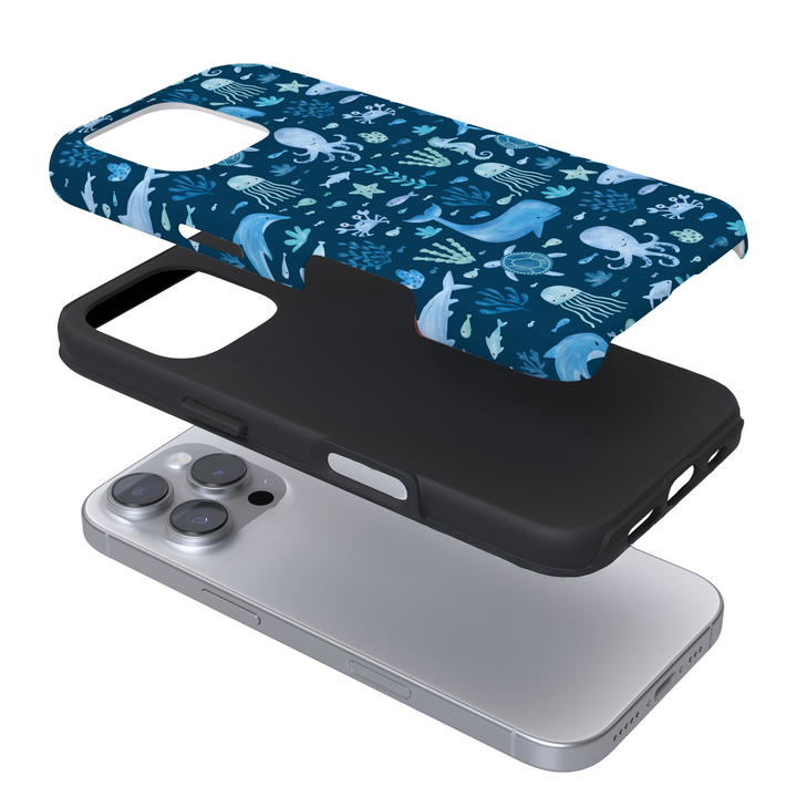 Tough Phone Case - Sea Life Pawty