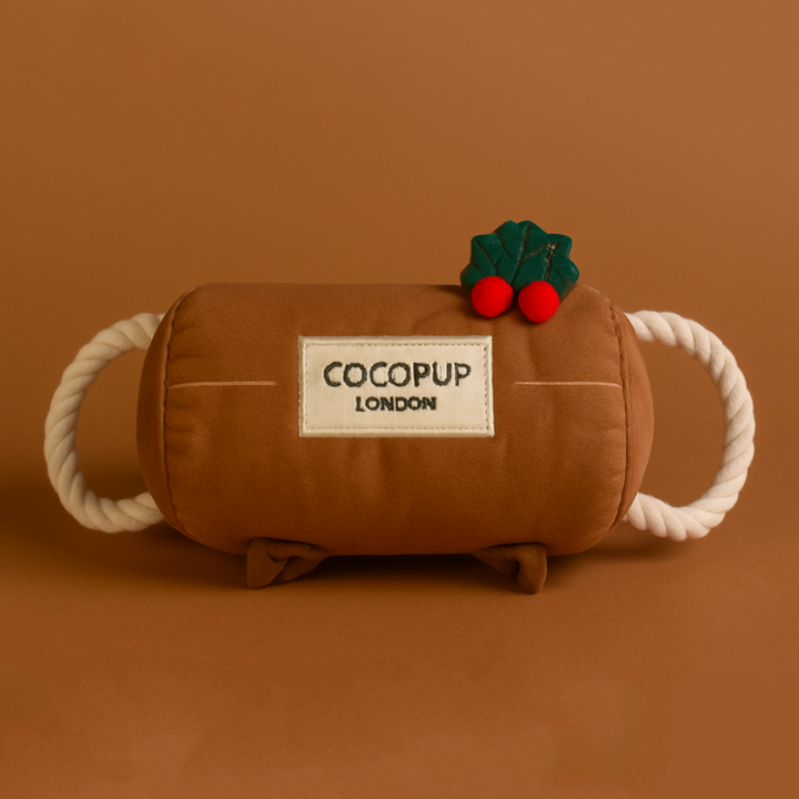 Yule Log Dog Toy