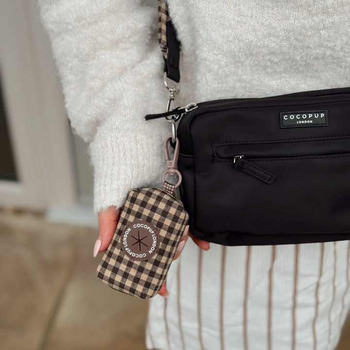 Cotswold Check Poop Bag Holder