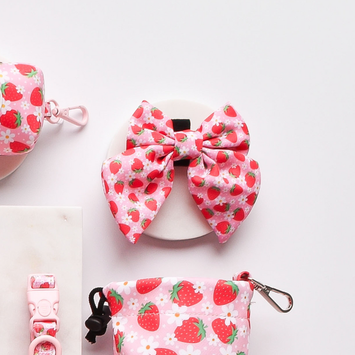 Pupberry Fields Sailor Bow Tie