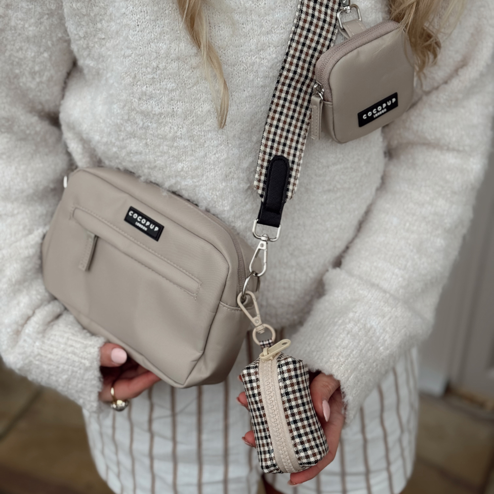 Heritage Check Poop Bag Holder