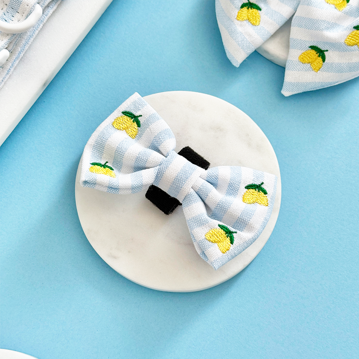 Living La Vida Lemon Bow Tie