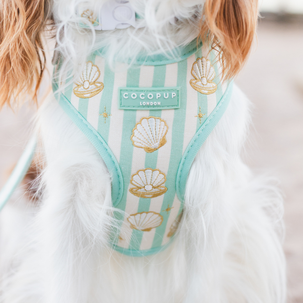 Mermaid Pearl Pup Adjustable Neck HARNESS