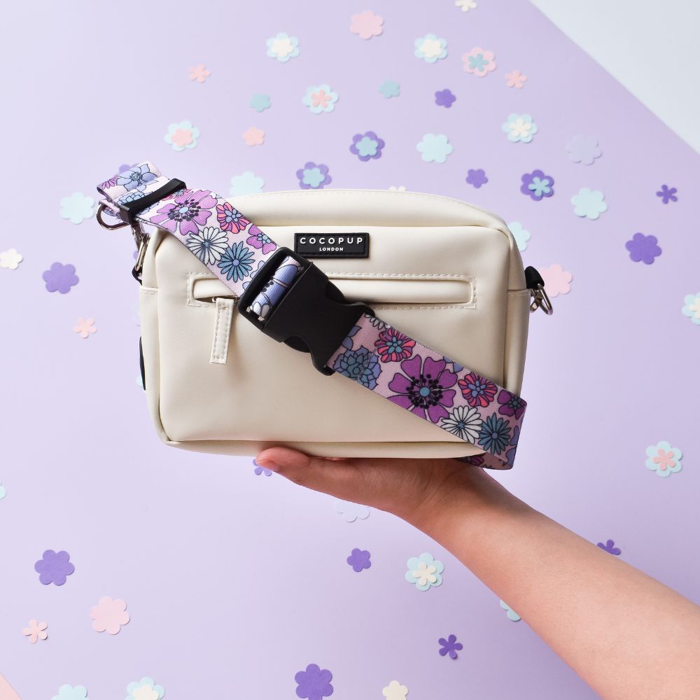 Bum Bag Bundle - Oyster White + Pastel Flowers